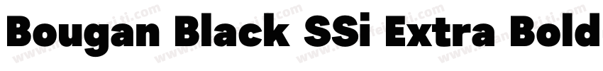 Bougan Black SSi Extra Bold字体转换